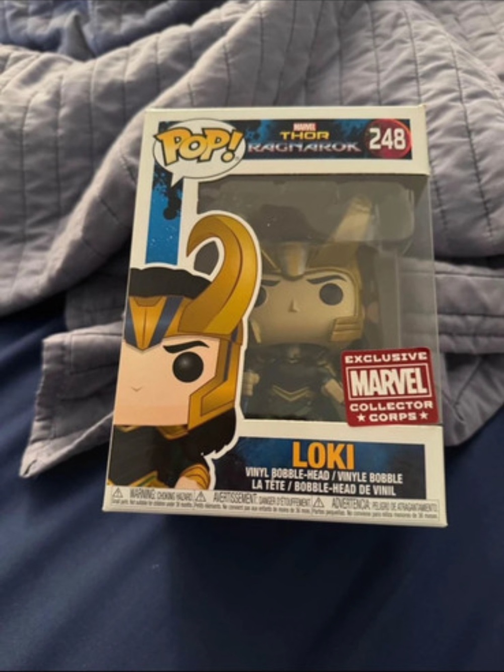 Funko Loki Gold and Black Marvel Collector Corps Pop! Figure